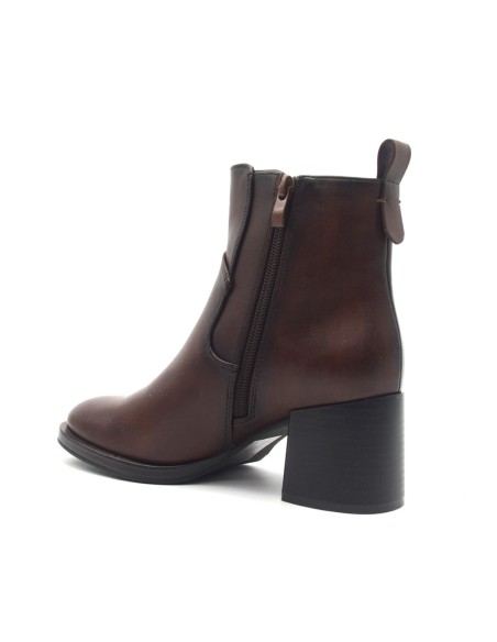 Keys Cube bottines femme en simili cuir à talon de 6 cm